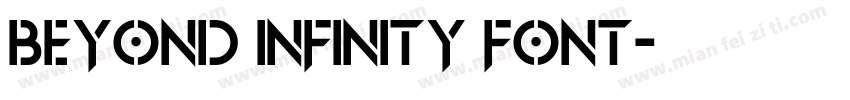 Beyond infinity font字体转换